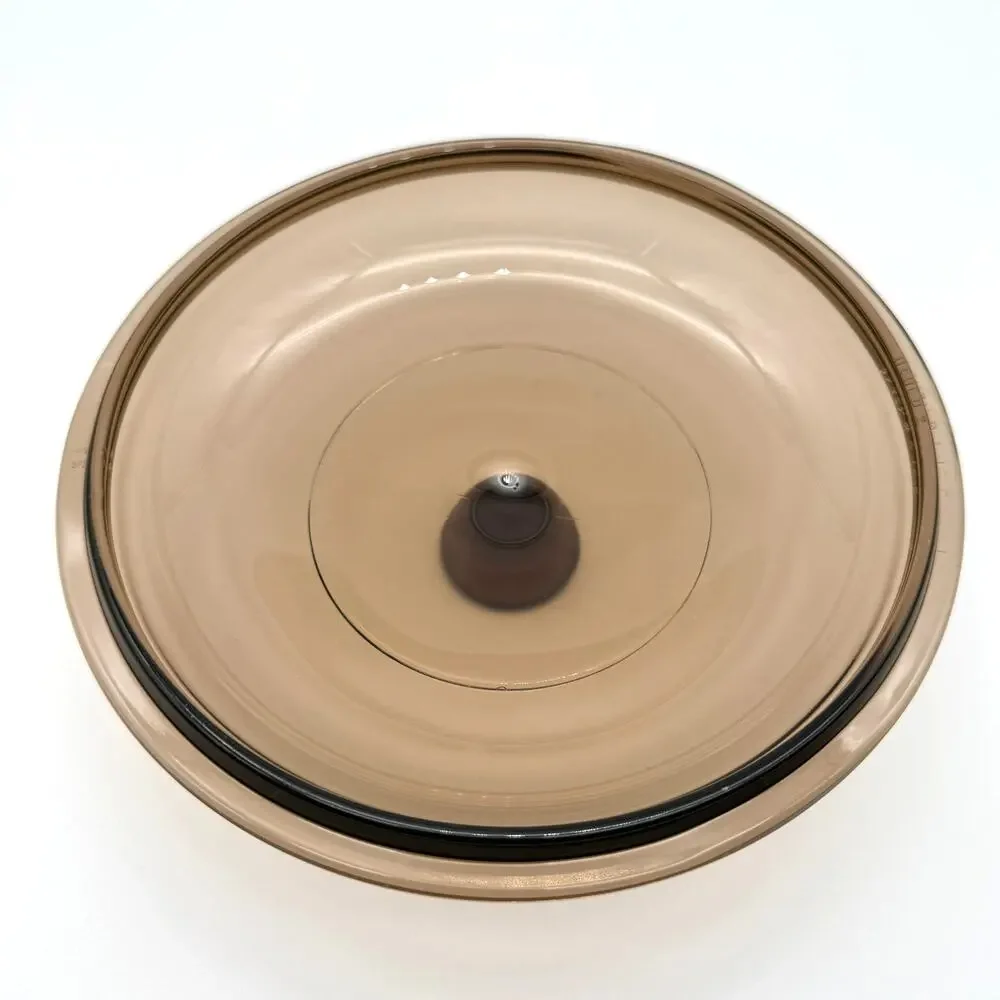 Corning Visions 1.5L Amber Glass Saucepan with Lid USA Vintage Cookware